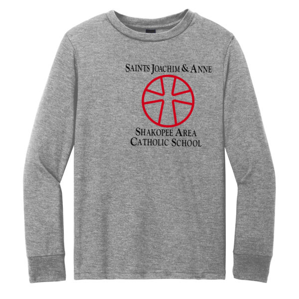 District® Youth Perfect Tri® Long Sleeve Tee - Printed Logo Thumbnail