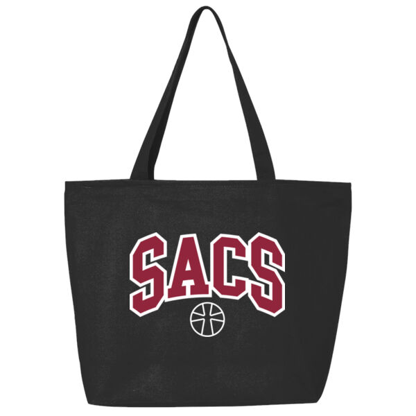 Q-Tees - 25L Zippered Tote - Printed Logo Thumbnail