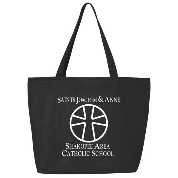 Q-Tees - 25L Zippered Tote - Printed Logo Thumbnail