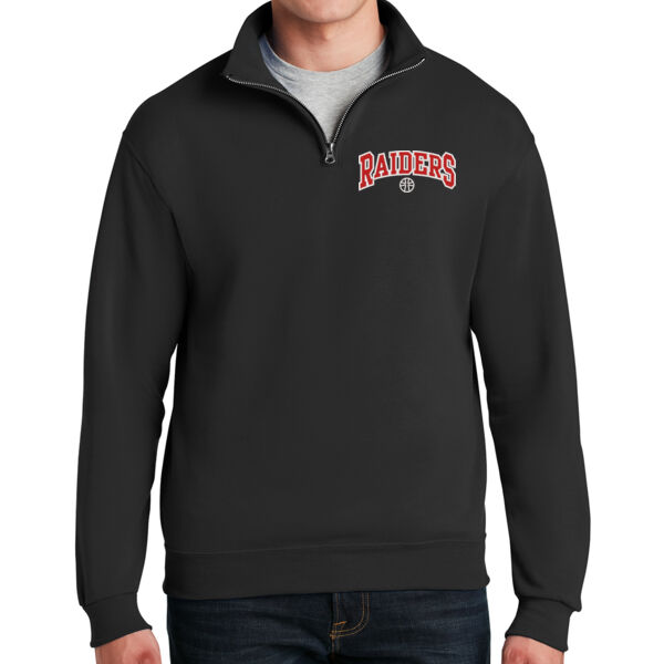 Jerzees® - NuBlend® 1/4-Zip Cadet Collar Sweatshirt - Embroidered Logo Thumbnail