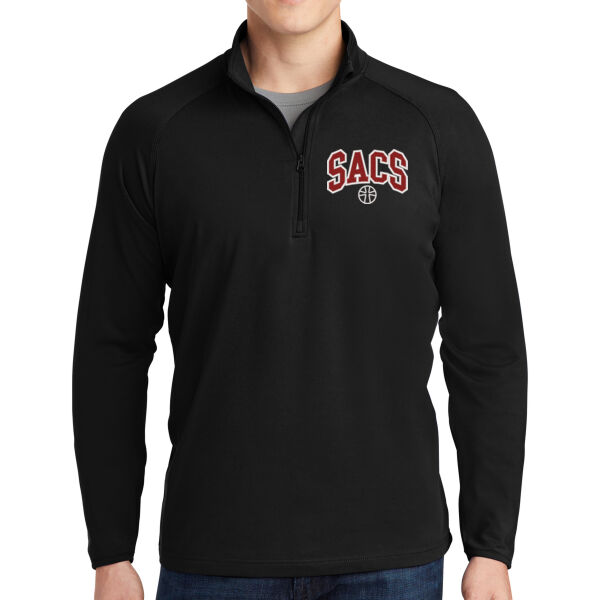 Sport-Tek® Sport-Wick® Stretch 1/4-Zip Pullover - Embroidered Logo Thumbnail