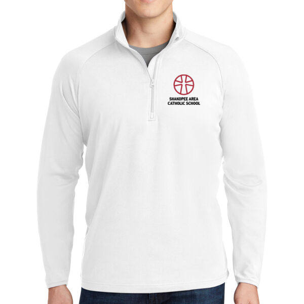 Sport-Tek® Sport-Wick® Stretch 1/4-Zip Pullover - Embroidered Logo Thumbnail