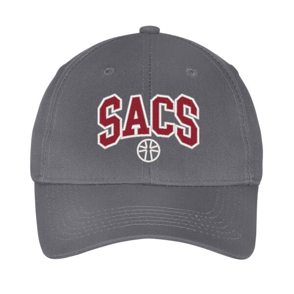 Port & Company® - Youth Six-Panel Twill Cap - Embroidered Logo Thumbnail