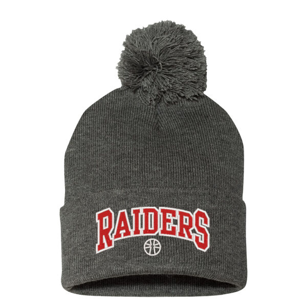 Sportsman - 12" Pom-Pom Cuffed Beanie - Embroidered Logo Thumbnail