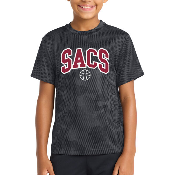 Sport Tek Youth CamoHex Tee - Printed Logo Thumbnail