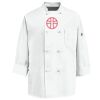 Eight Knot Button Chef Coat with Thermometer Pocket Thumbnail