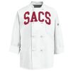 Eight Knot Button Chef Coat with Thermometer Pocket Thumbnail