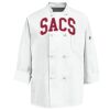 Eight Knot Button Chef Coat with Thermometer Pocket Thumbnail