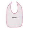 Infant Contrast Trim Premium Jersey Bib Thumbnail