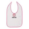 Infant Contrast Trim Premium Jersey Bib Thumbnail
