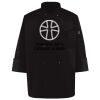 Ten Pearl Button Black Chef Coat Thumbnail