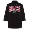 Ten Pearl Button Black Chef Coat Thumbnail